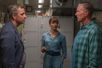 Marianne staat tussen Dan en Flemming in