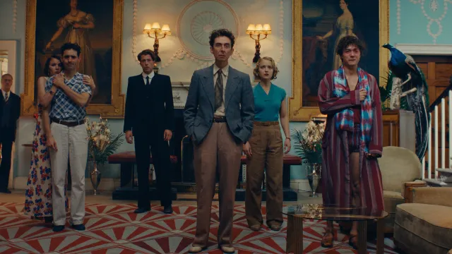 De kunstenaars in het landgoed